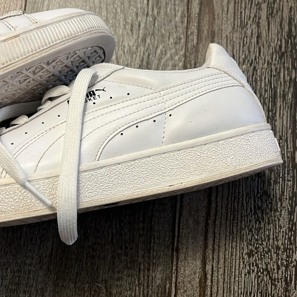 Men’s White Puma Smash v2 L Plus Sneakers - Picture 11 of 11